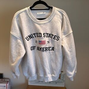 Gray United States of America Sweatshirt